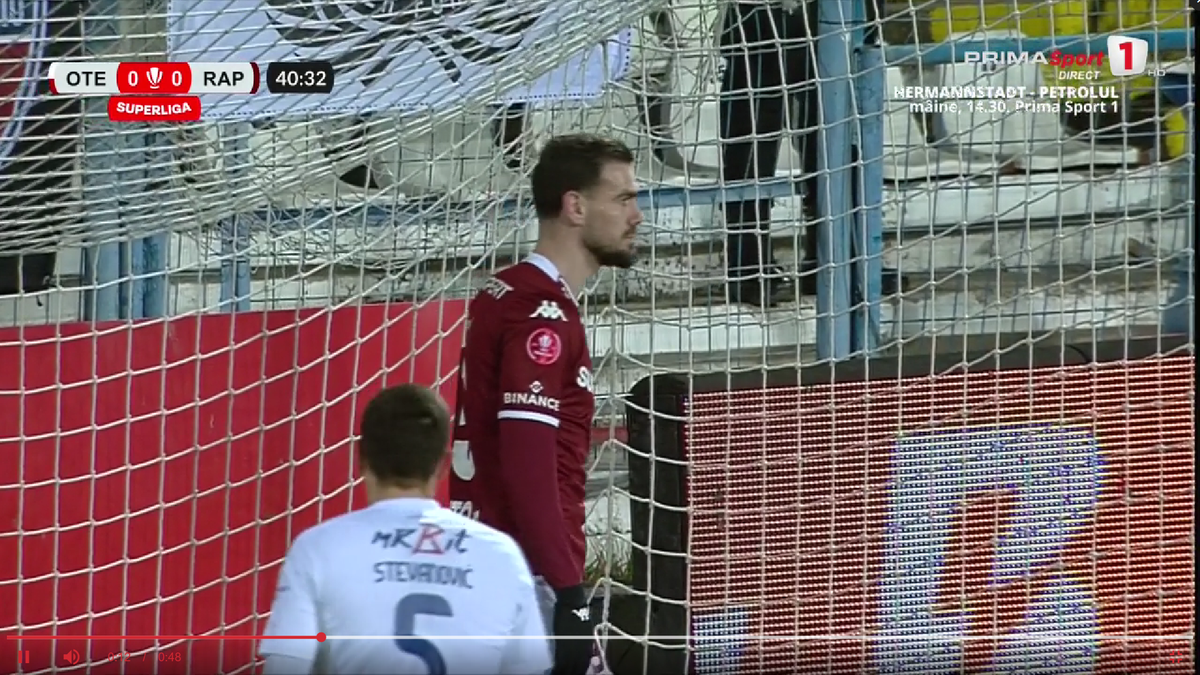 Elvir Koljic s-a făcut de râs în Oțelul - Rapid! » „De acolo e mai greu să ratezi decât să dai gol”