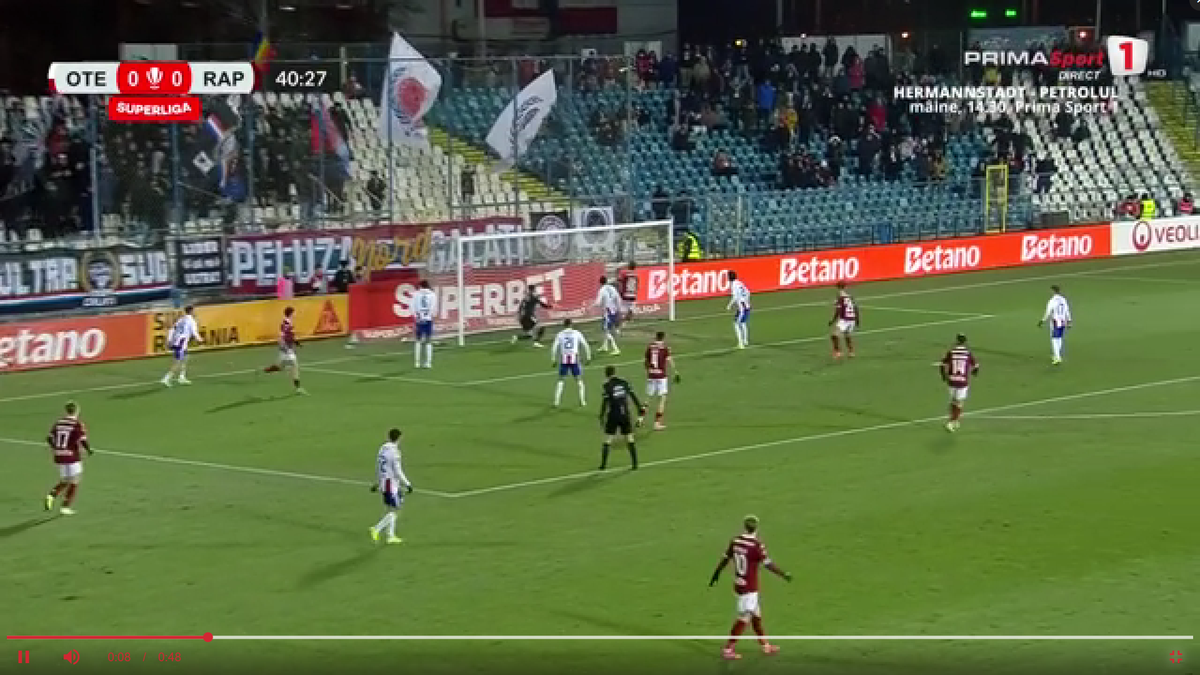 Elvir Koljic s-a făcut de râs în Oțelul - Rapid! » „De acolo e mai greu să ratezi decât să dai gol”