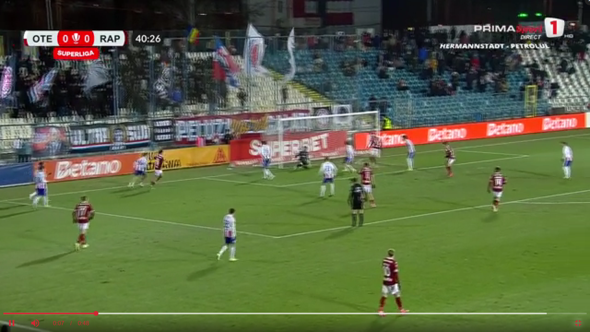 Elvir Koljic s-a făcut de râs în Oțelul - Rapid! » „De acolo e mai greu să ratezi decât să dai gol”