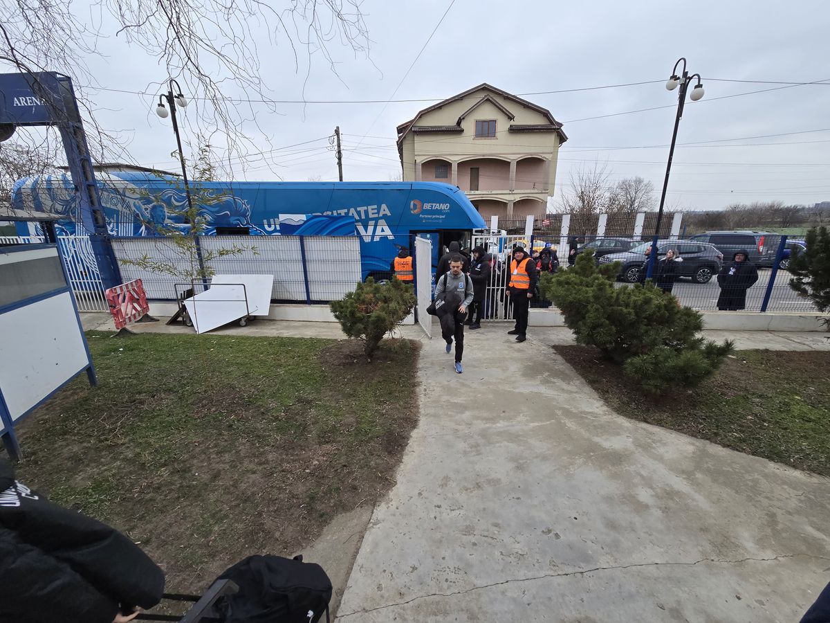 Unirea Slobozia - Universitatea Craiova, imagini dinainte de meci / 8.02.2025
