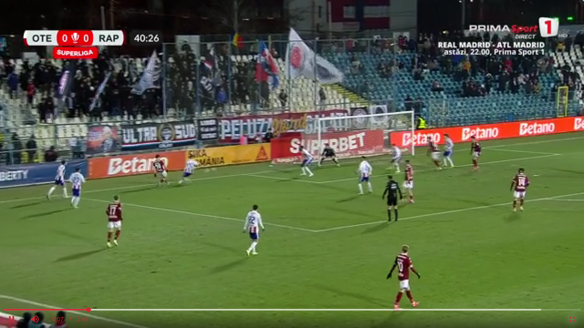 Elvir Koljic s-a făcut de râs în Oțelul - Rapid! » „De acolo e mai greu să ratezi decât să dai gol”