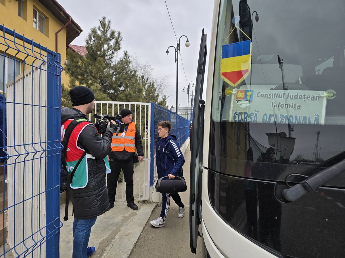 Unirea Slobozia - Universitatea Craiova, imagini dinainte de meci / 8.02.2025