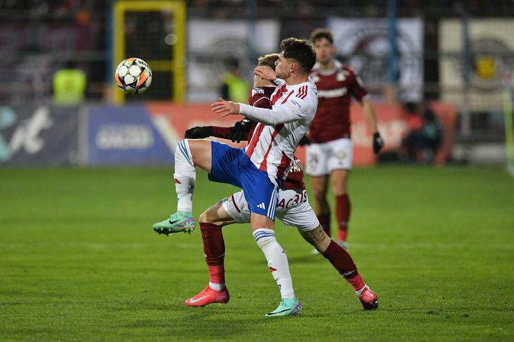 Oțelul - Rapid, în runda #26 din Superliga, 8 februarie // foto: Cristi Preda (GSP)