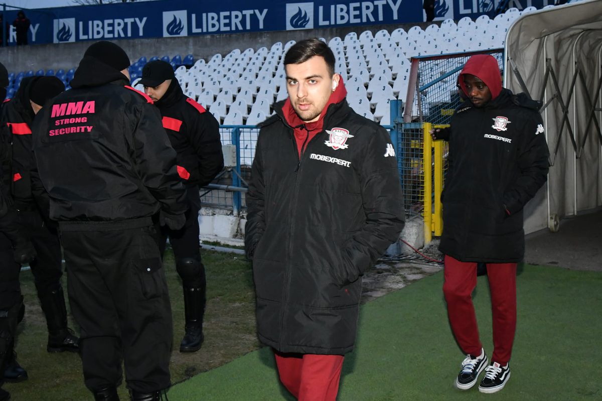 Imagini surprinse înainte de Oțelul - Rapid, 8 februarie 2025