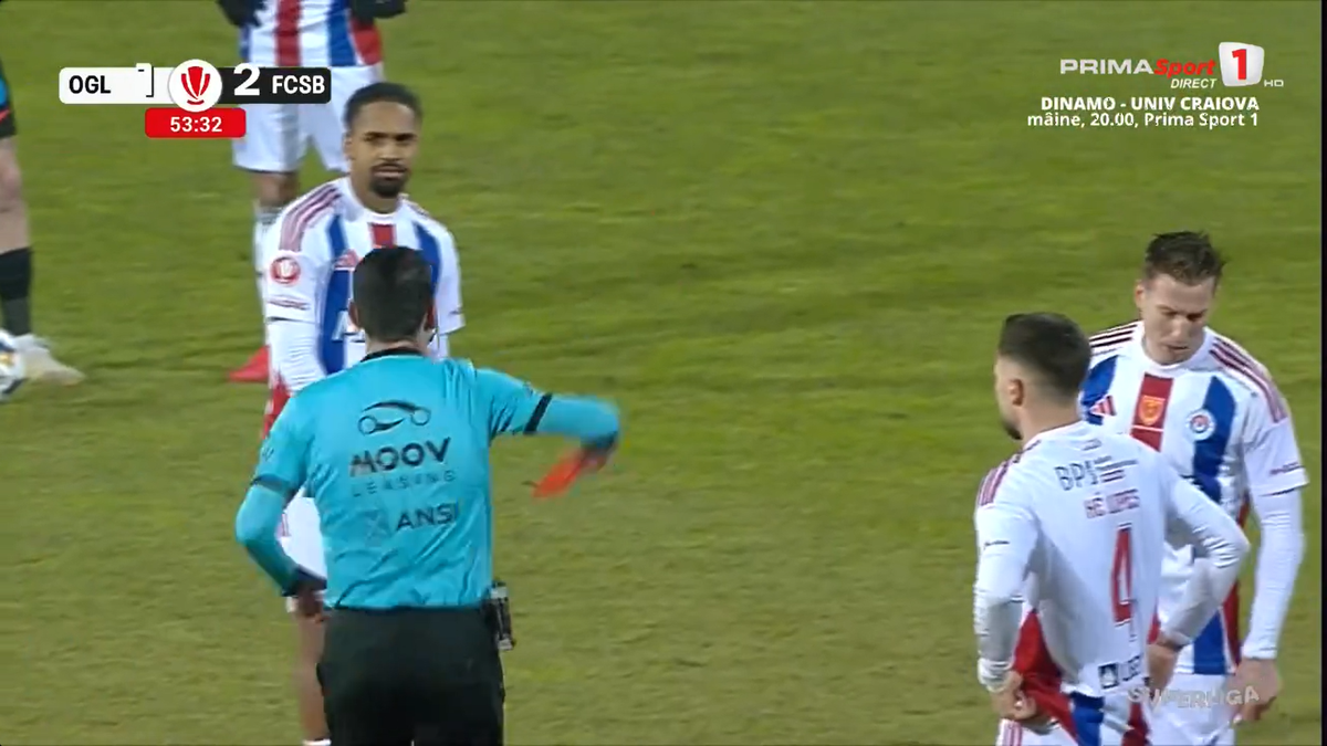 Cum explică Diego Zivulic intrarea inconștientă din Oțelul - FCSB: „De ce să-mi cer scuze?”