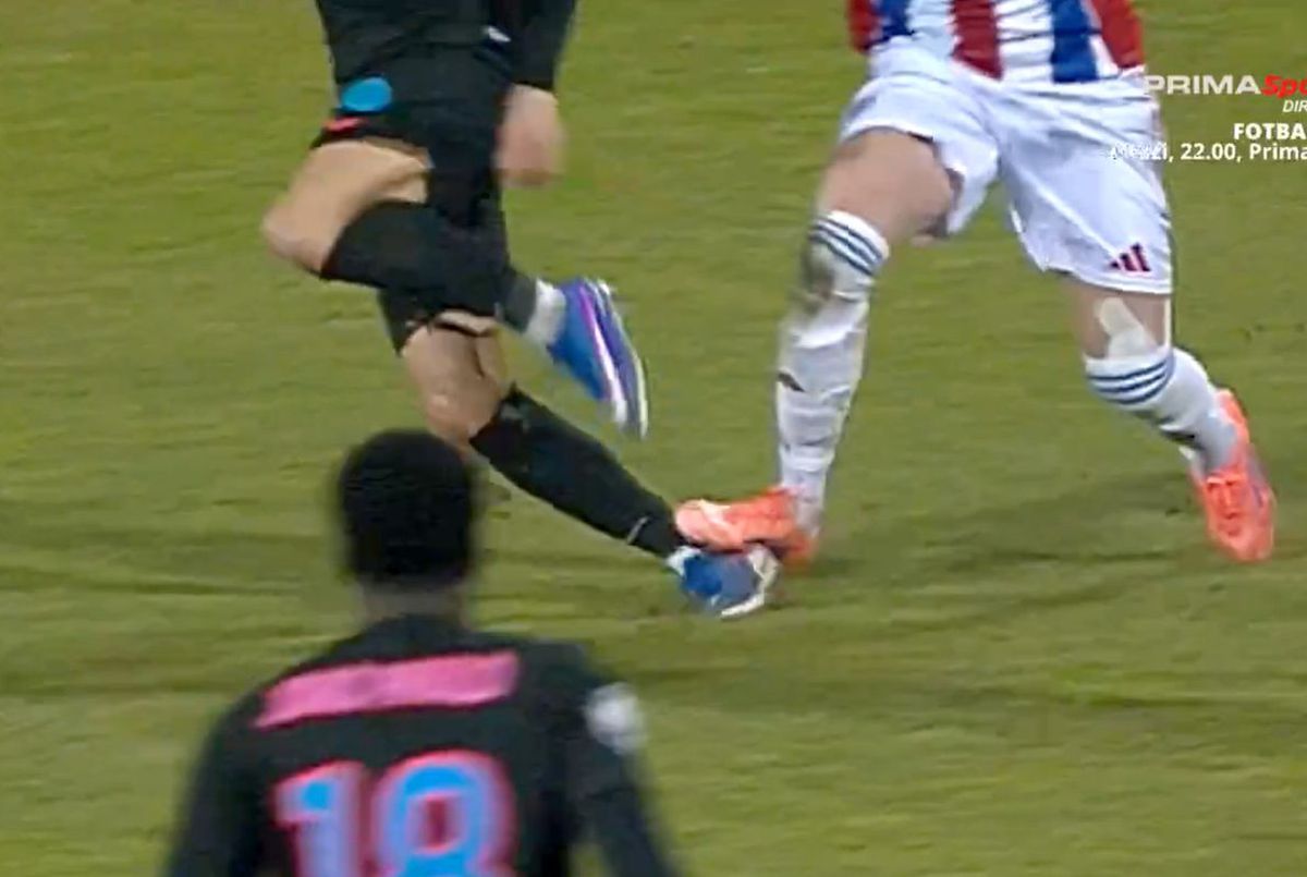 N-a scăpat! Gestul pentru care a văzut direct cartonașul roșu în Oțelul - FCSB