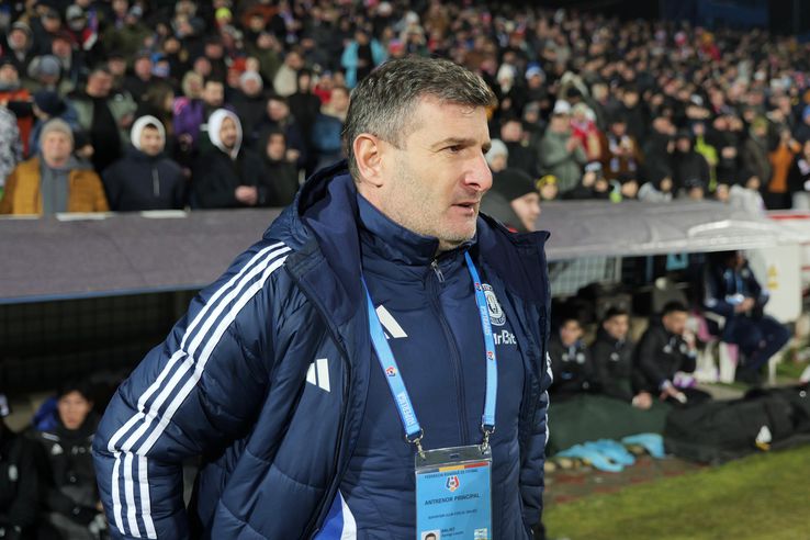 Laszlo Balint, în Oțelul - FCSB. Foto: Andrei Furnigă (GSP)