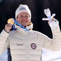 Johannes Klaebo și prima sa medalie olimpică de aur de la JO 2026 Foto: Guliver/GettyImages