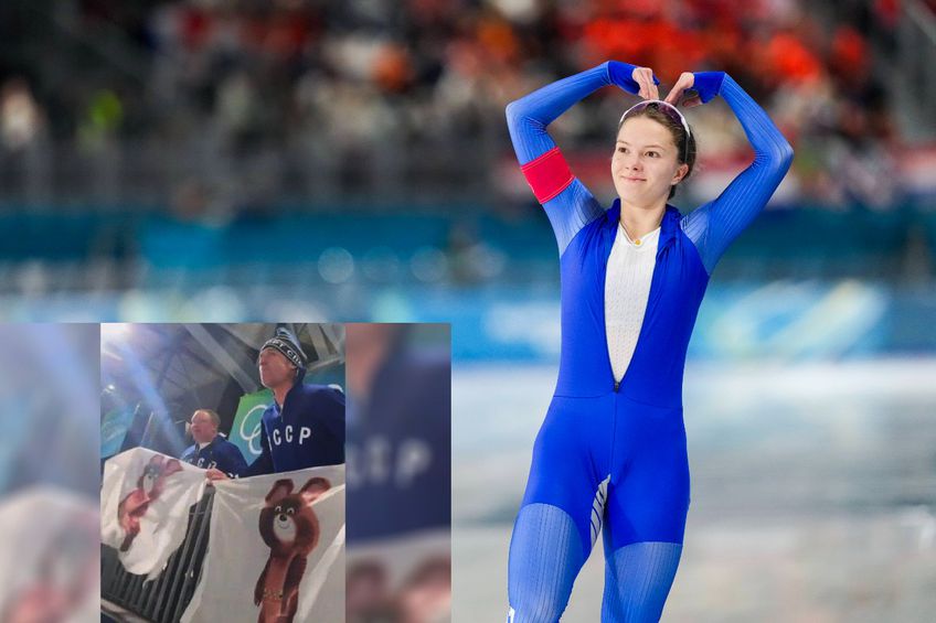 Rusoaica Kseniia Korzhova (21 de ani) este o patinatoare de viteză care participă la Jocurile Olimpice de iarnă sub steag neutru.