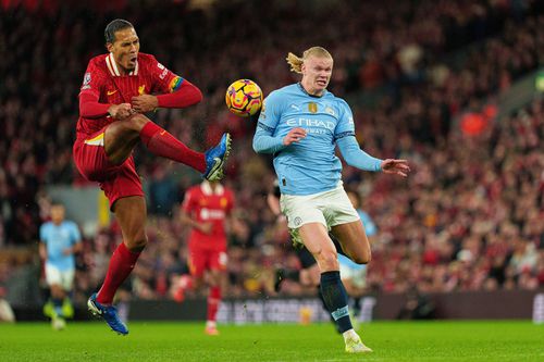 Virgil van Dijk și Erling Haaland în Liverpool - Manchester City / Foto: Imago Images