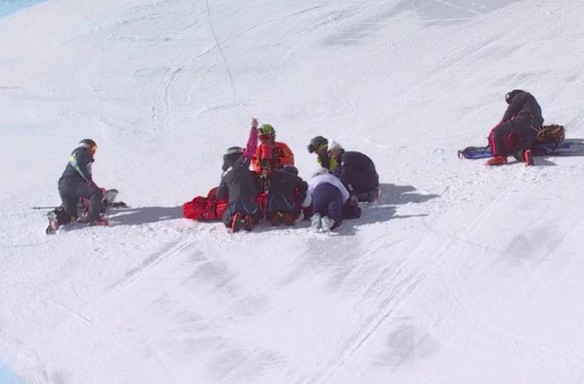 Lindsey Vonn, accidentare Jocurile Olimpice de iarnă