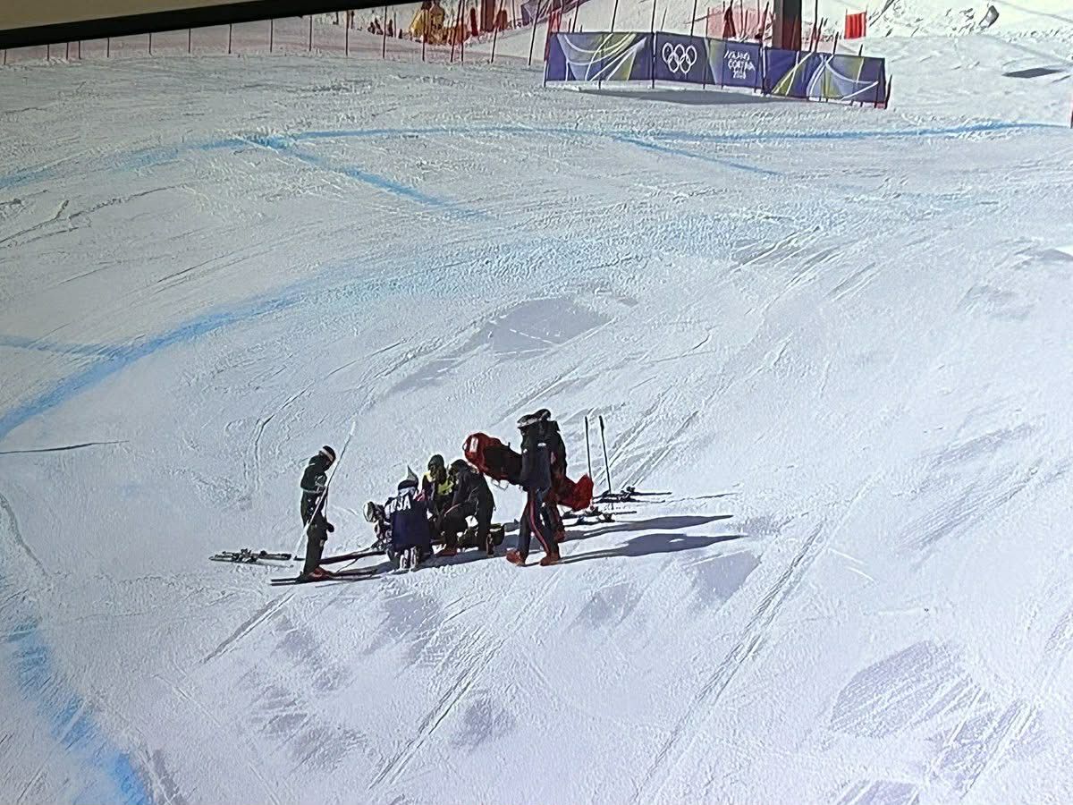 Lindsey Vonn, accidentare Jocurile Olimpice de iarnă