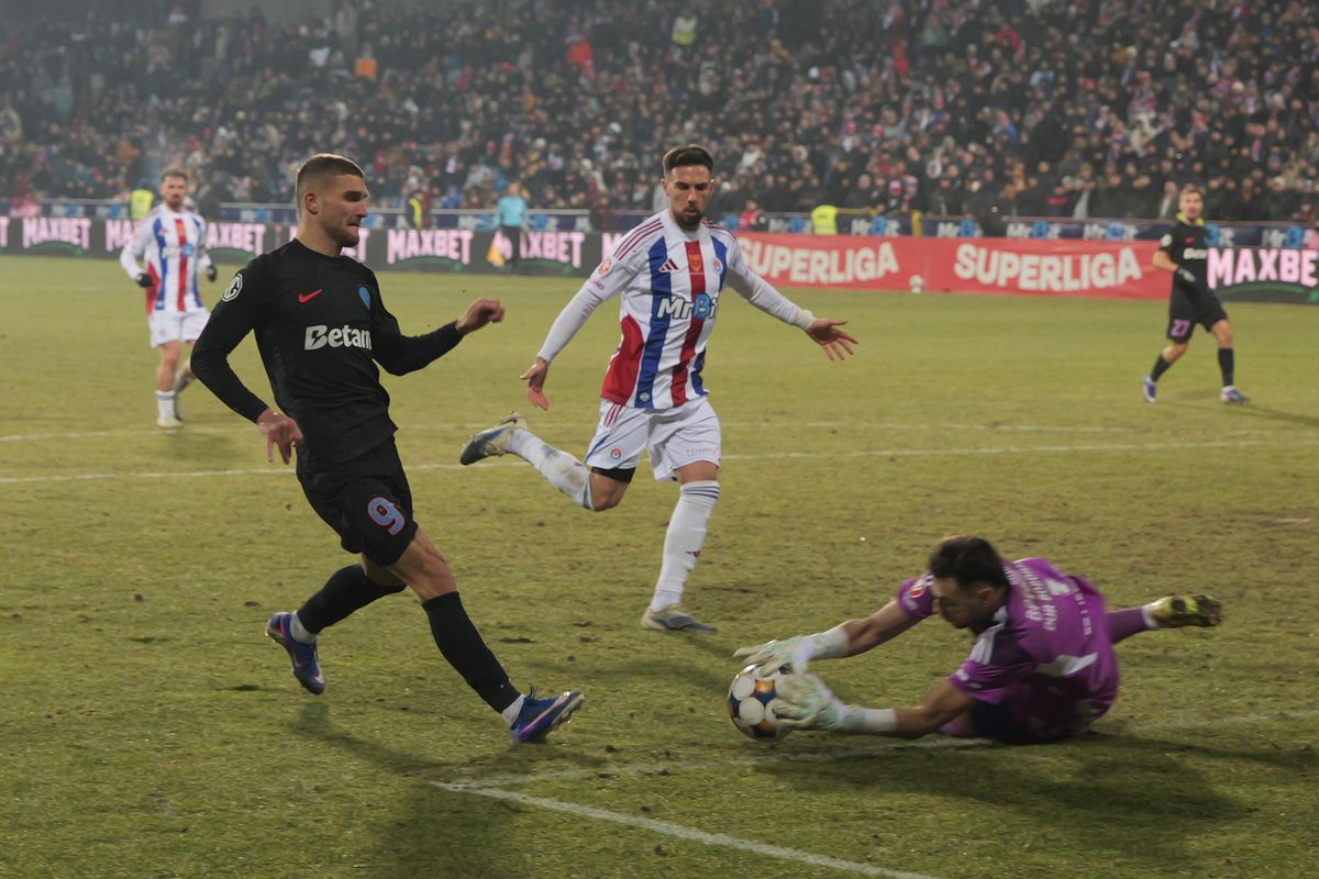 Darius Olaru, după Oțelul - FCSB: „A fost o singură echipă pe teren”