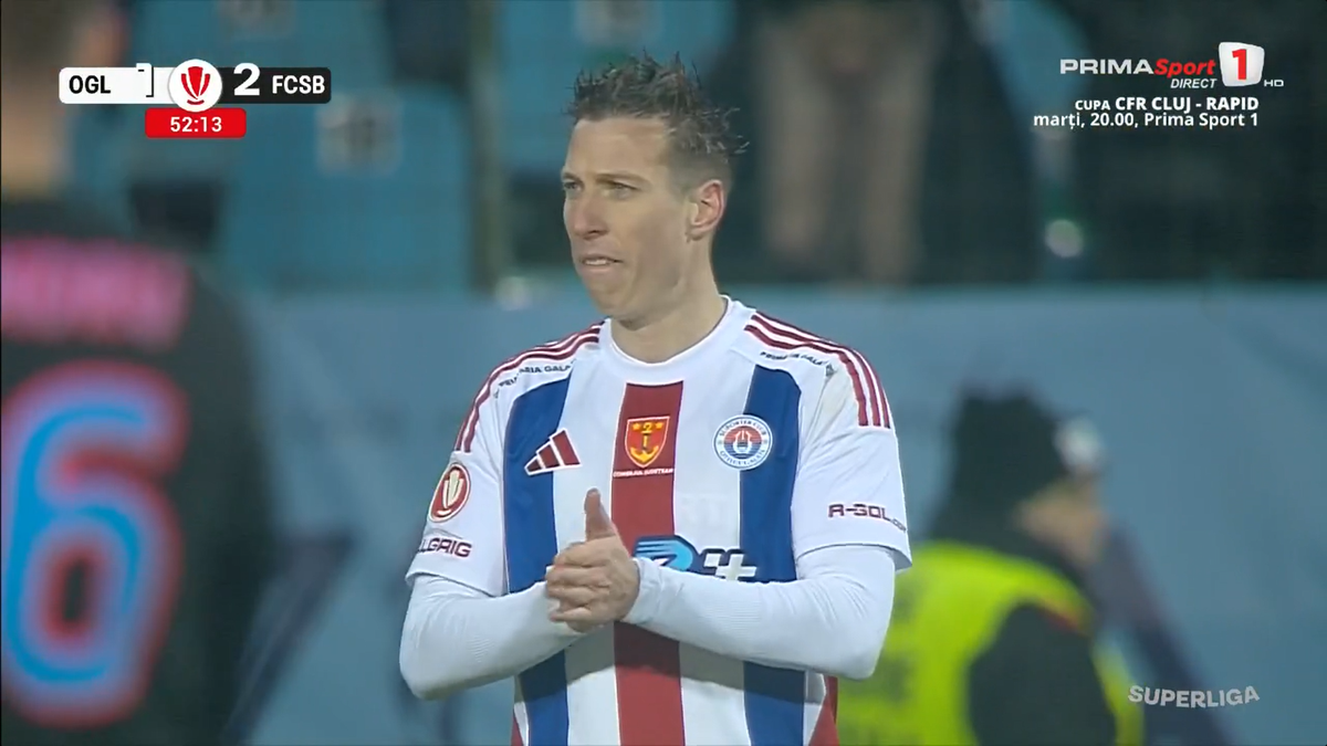 Diego Zivulic, eliminat în Oțelul - FCSB