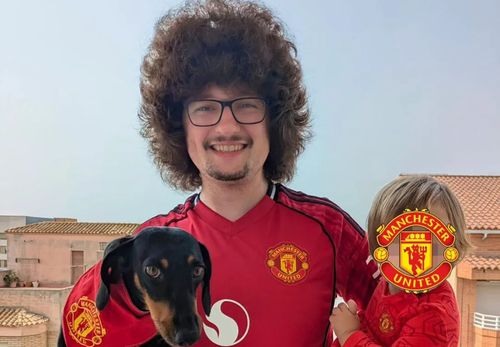 Frank Ilett, suporterul lui Manchester United, nu s-a mai tuns din octombrie 2024 / Foto: Instagram