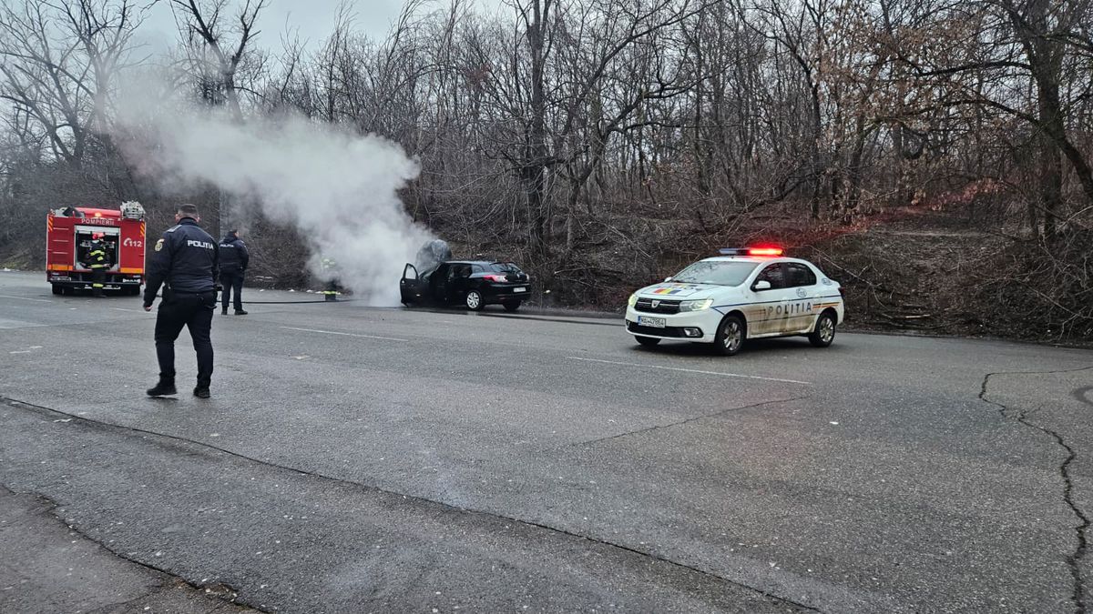 Incendiu la un kilometru de stadion înainte de Oțelul - FCSB