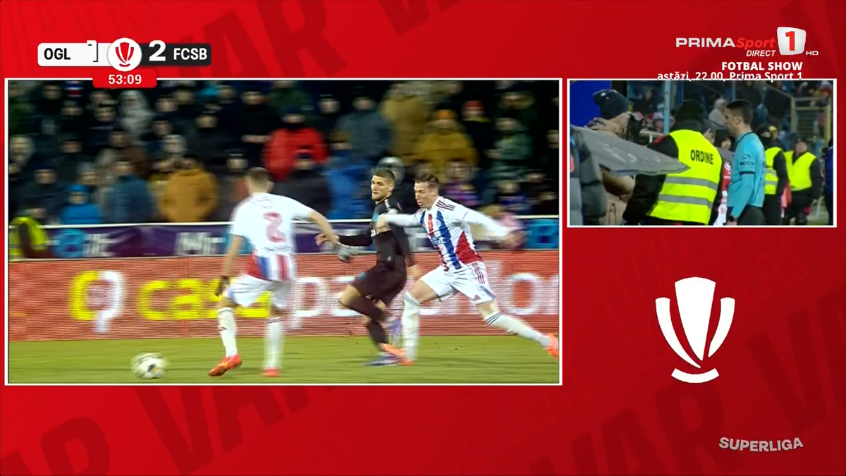 Diego Zivulic, eliminat în Oțelul - FCSB