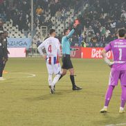 Diego Zivulic, eliminat în Oțelul - FCSB // FOTO: Andrei Furnigă (GSP.ro)