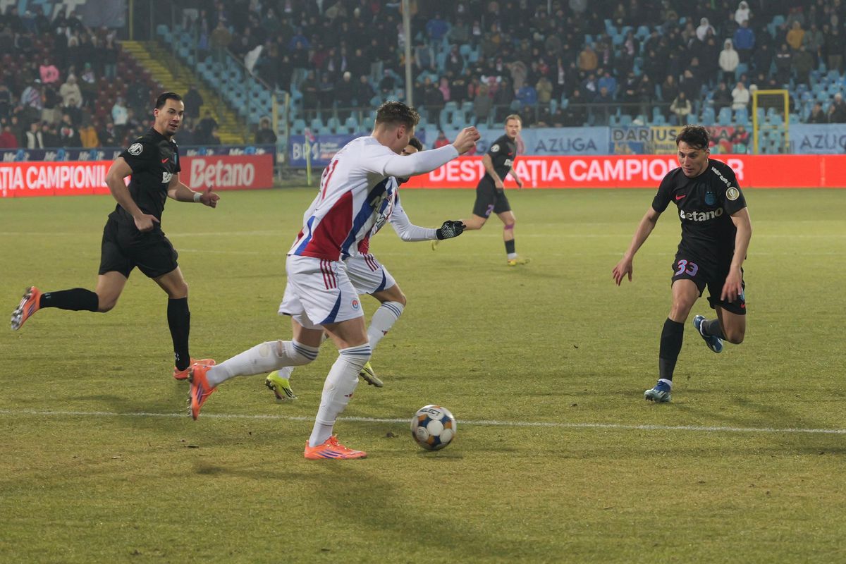 Darius Olaru, după Oțelul - FCSB: „A fost o singură echipă pe teren”