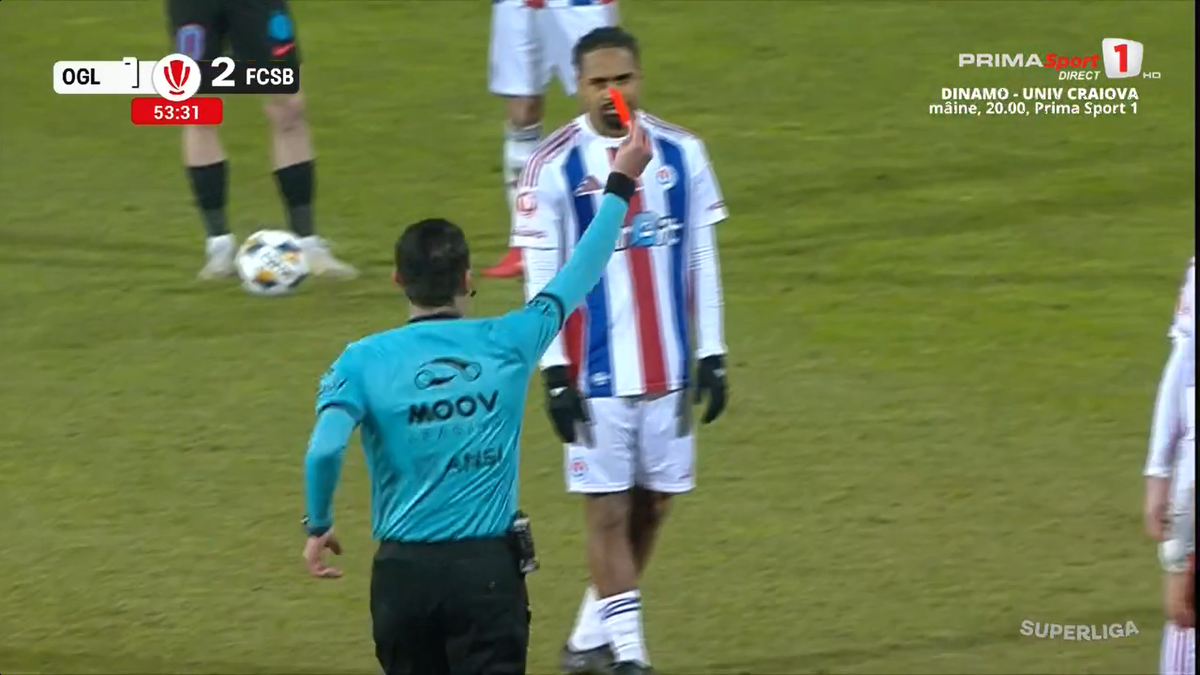 Diego Zivulic, eliminat în Oțelul - FCSB