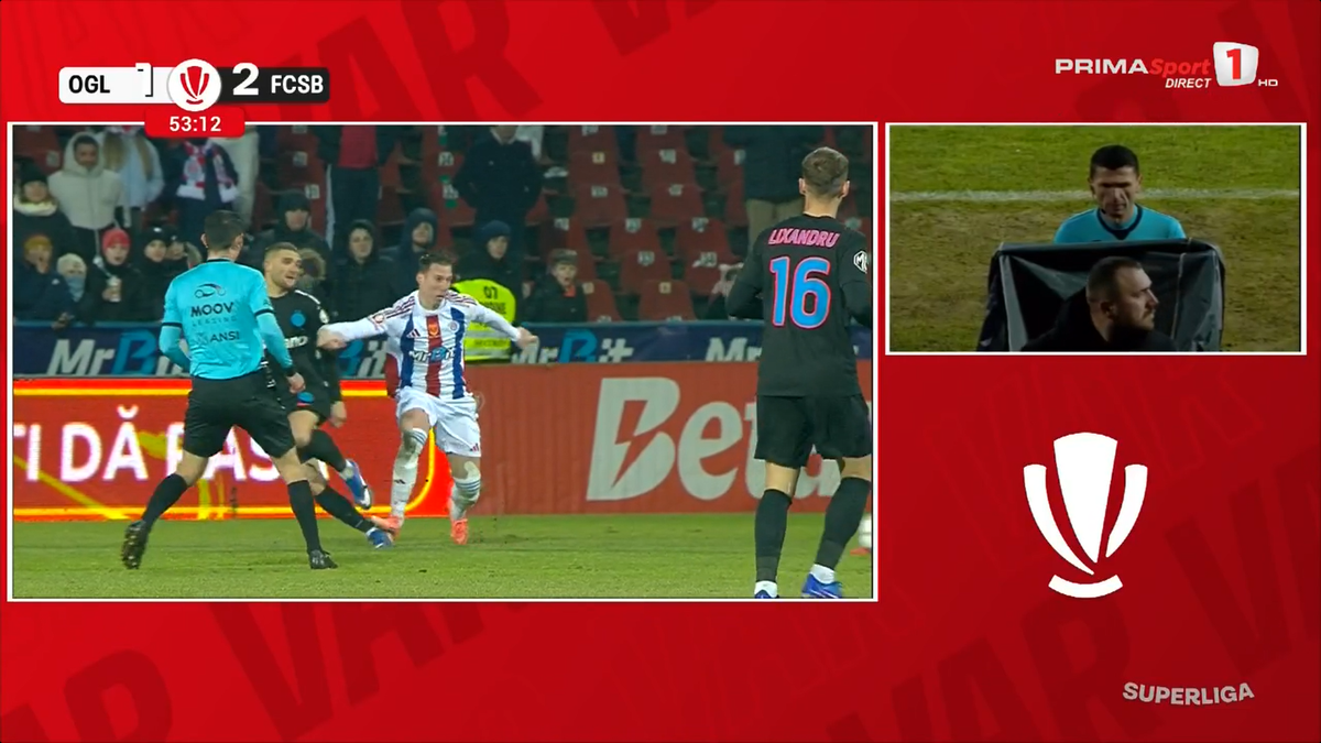 Diego Zivulic, eliminat în Oțelul - FCSB