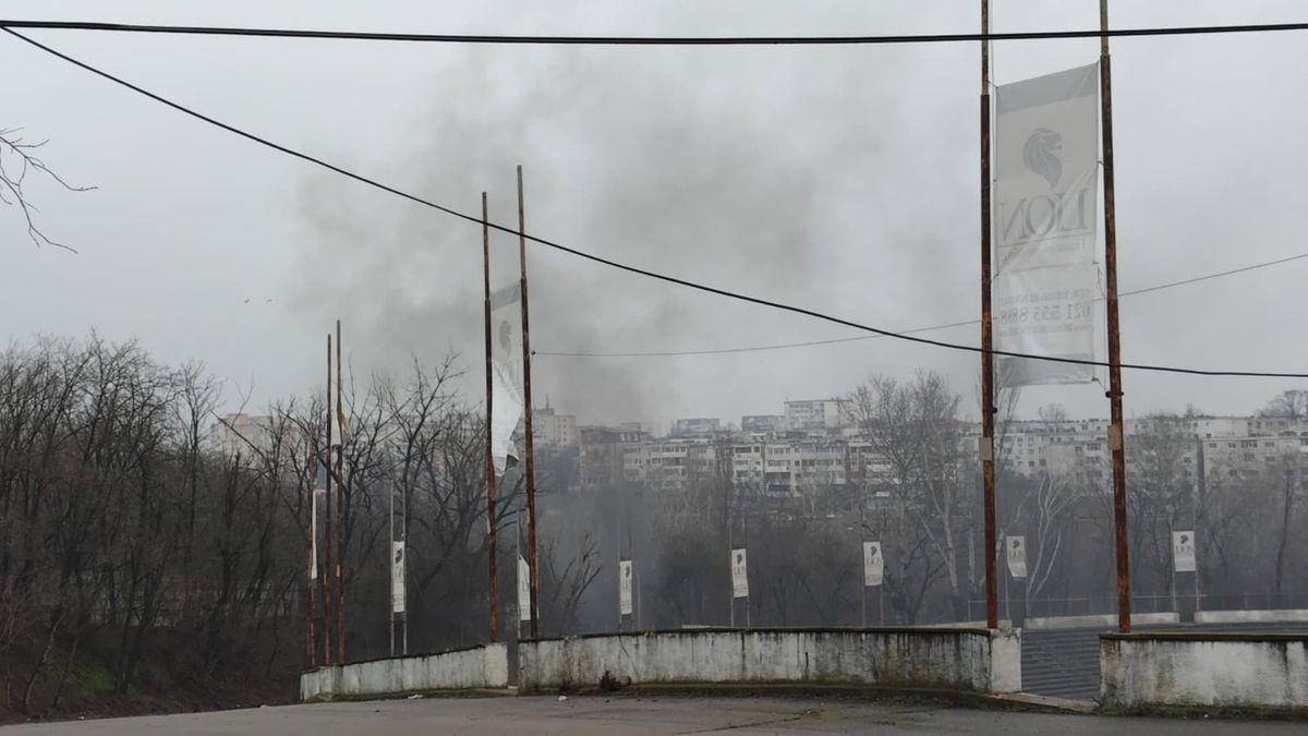 Incendiu la un kilometru de stadion înainte de Oțelul - FCSB
