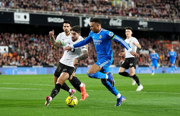 Real Madrid, victorie uriașă cu Valencia » Clasamentul în La Liga