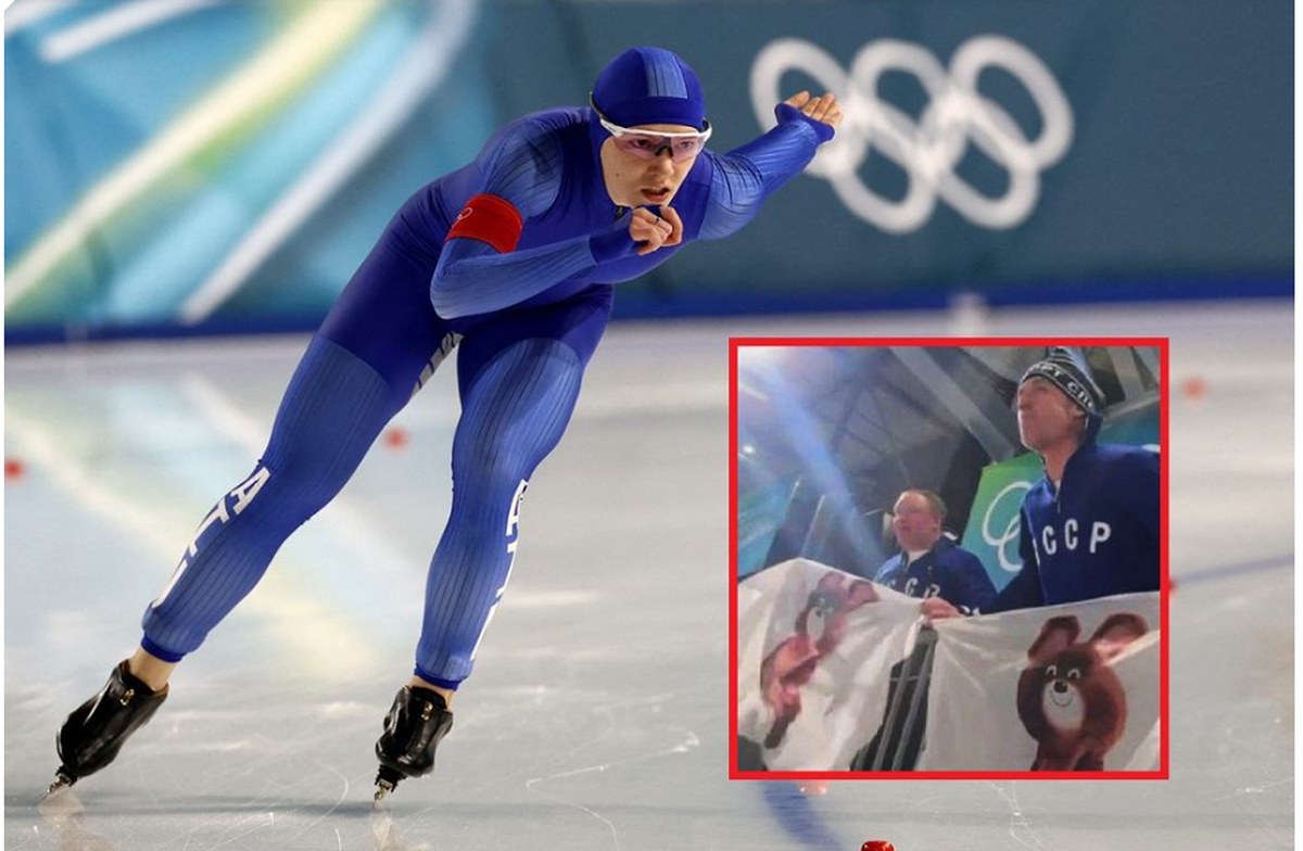 Imagini scandaloase la Jocurile Olimpice de iarnă » Ce au afișat susținătorii Rusiei, deși steagul țării E INTERZIS