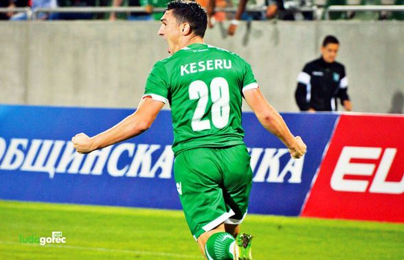 Ludogorets - Dunav Ruse 5-1 // Claudiu Keșeru, „dublă” în Bulgaria! E golgeterul campionatului