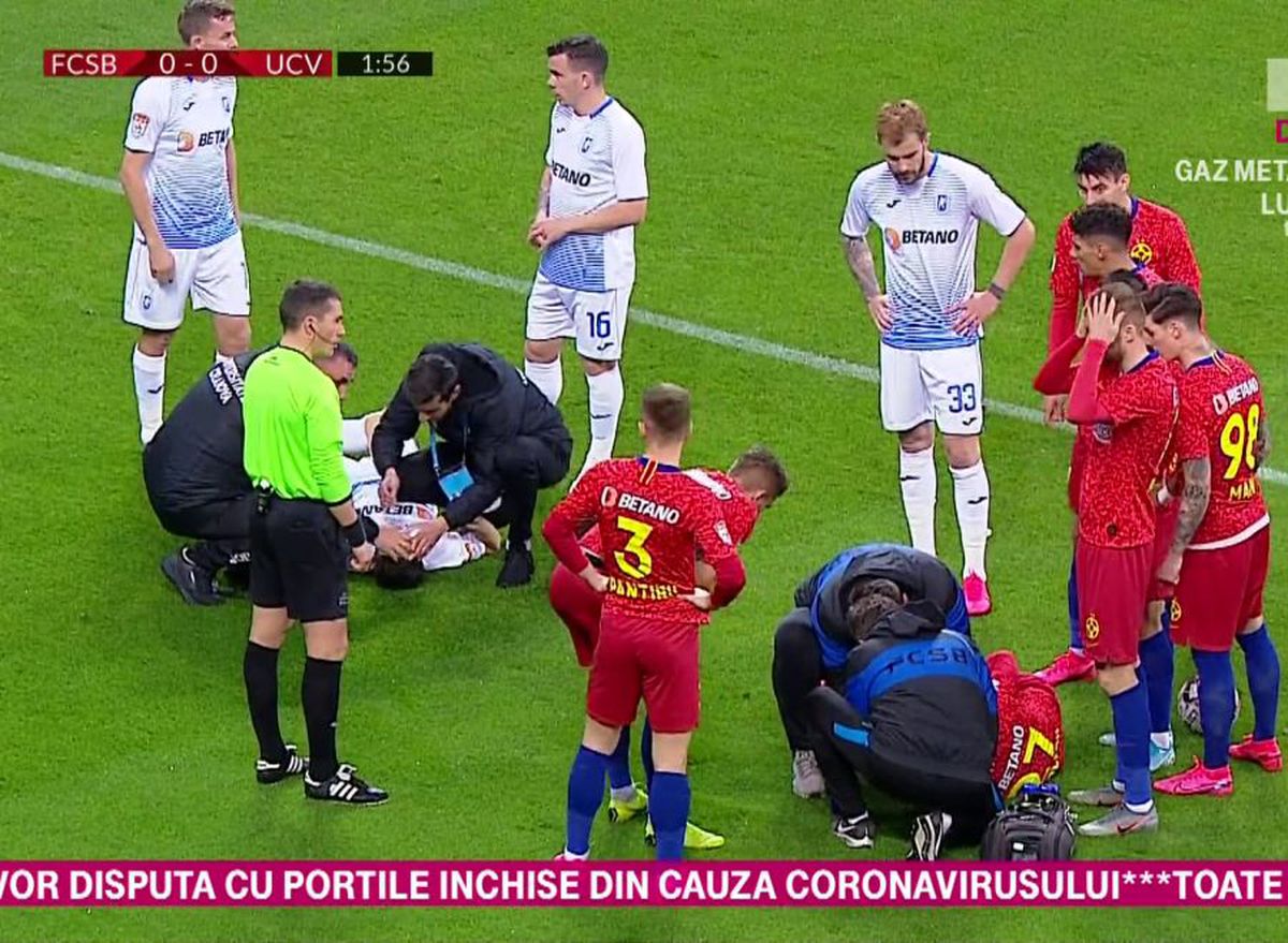 Ciocnire groaznică, după două minute de la start: Darius Olaru, dus cu ambulanța la spital!