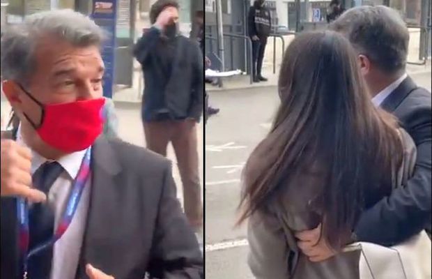 VIDEO Gluma neinspirată a lui Joan Laporta a cauzat un scandal în Spania: „Sună-mă când împlinești 18 ani!”