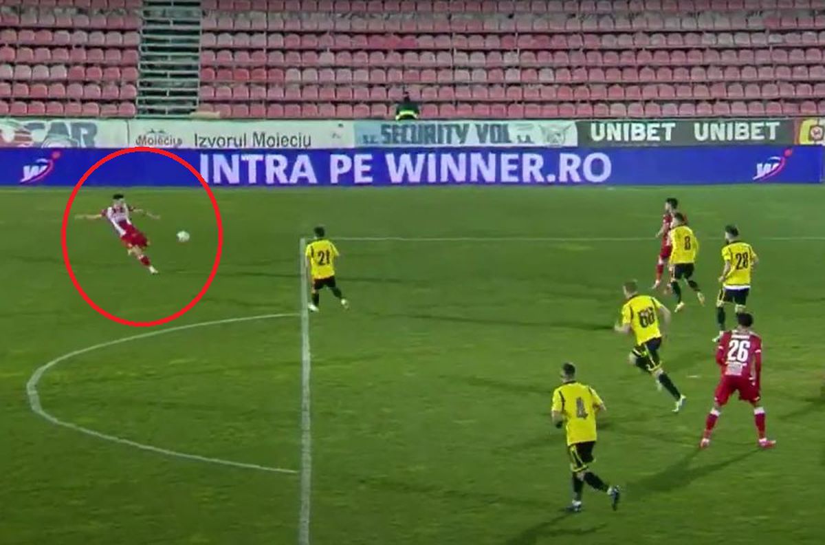FOTO » Supergol în FC Voluntari - Dinamo! Execuție splendidă reușită de Steliano Filip