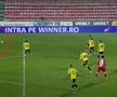 Steliano Filip (26 de ani, fundaș stânga) a deschis scorul în partida FC Voluntari - Dinamo cu un supergol.
