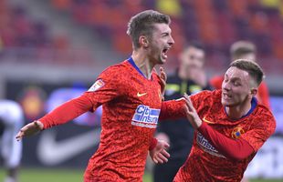 FCSB - Gaz Metan 1-0 » 3 puncte cu un șut pe poartă: roș-albaștrii, salvați de Florin Tănase în prelungiri