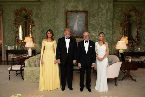 Donald Trump, Woody Johnson și soțiile acestora // Foto: Imago