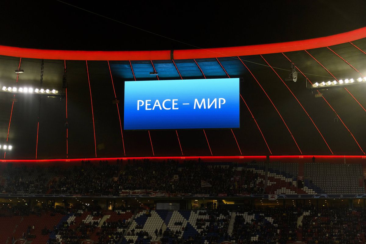 Bayern - Salzburg și Liverpool - Inter, mesaje pentru pace în Ucraina
