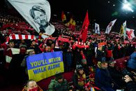 Mesaje de susținere pentru Ucraina și în Liga Campionilor » Cum a fost adaptat celebrul slogan al fanilor lui Liverpool