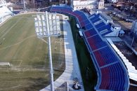 Chin nesfârșit! N-au „casă” nici în play-out, deși se lucrează de 4 ani la modernizarea stadionului! Singura arenă fără peluze din Superliga a ajuns să coste mai mult decât dublul sumei estimate inițial