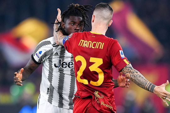 Moise Kean a văzut cartonașul roșu la doar 38 de secunde de când îl înlocuise pe Cuadrado / foto: Imago Images