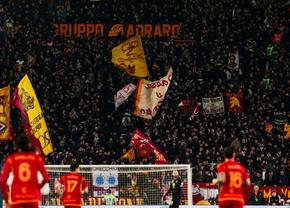Mesaj scandalos afișat de ultrașii lui AS Roma la meciul cu Brighton » Atac reprobabil la adresa Reginei Angliei
