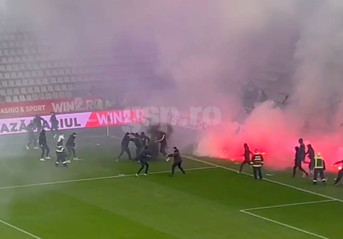 Jandarmeria nu a avut milă! Sancțiuni dure pentru fani și pentru Dinamo după violențele de la meciul cu UTA