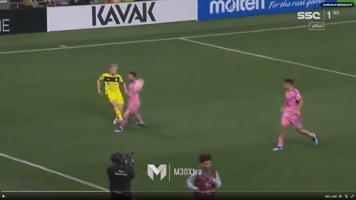 Faultul criminal comis asupra lui Lionel Messi