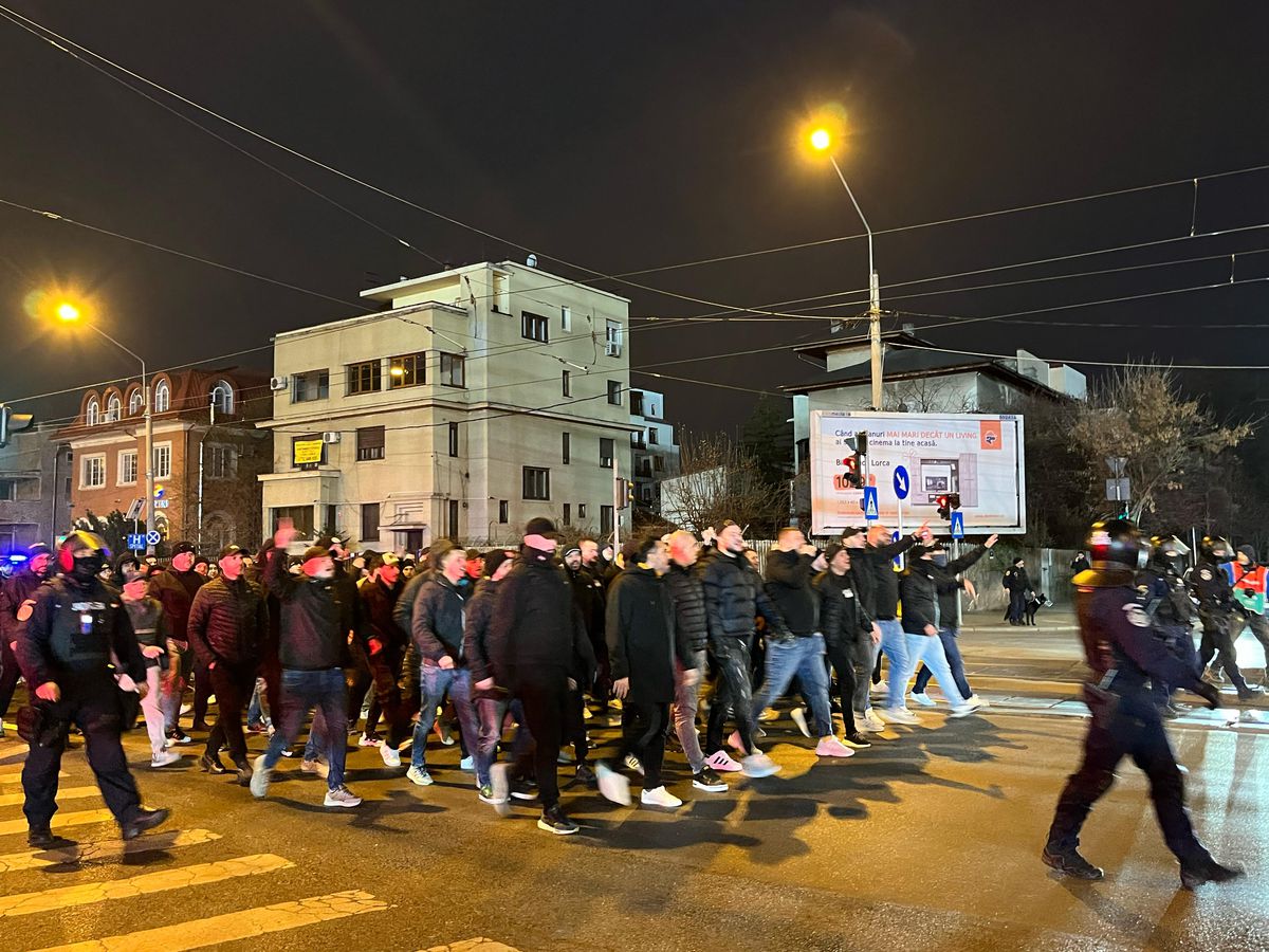 Imagini dinainte de Dinamo - UTA, 8 martie 2024