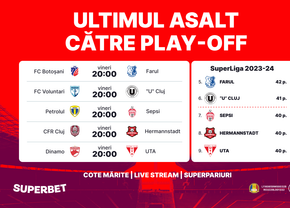 Cote mărite în ziua decisivă pentru play-off!
