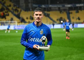 Dennis Man a marcat din nou pentru Parma! Internaționalul român, premiat înainte de meci