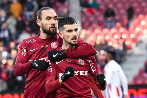CFR Cluj se menține în continuare în lupta la titlu și datorită jucătorului care a progresat enorm în partea a doua a sezonului regulat. Foto: Imago