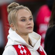 Angelina Melnikova  în 2023 la un meci de fotbal FOTO Imago Images