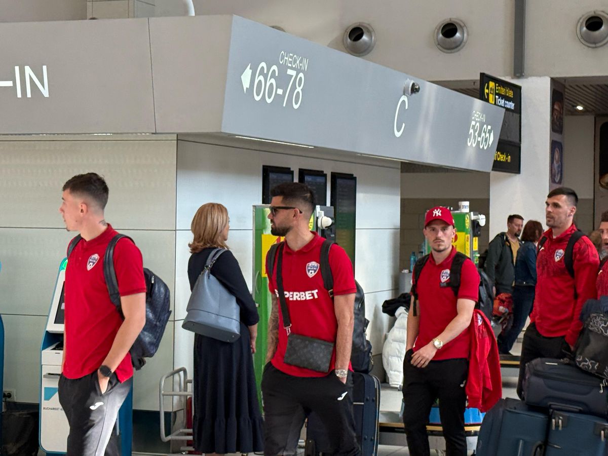 10 cu avionul, restul 8 ore în autocar! » Jucătorii Gloriei au decolat astăzi spre Cluj. Cum au fost surprinși în aeroport