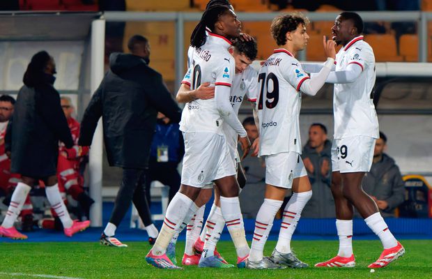 Revenire de senzație pentru Milan! „Rossonerii” au câștigat la Lecce și Sergio Conceicao răsuflă ușurat