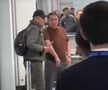 Bărbat amenințător, dezarmat de un fost boxer în aeroport
